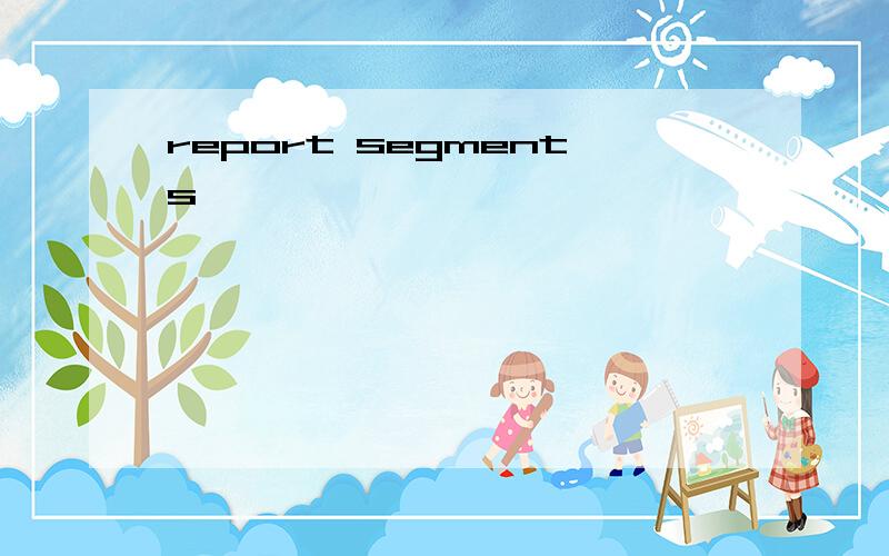 report segments
